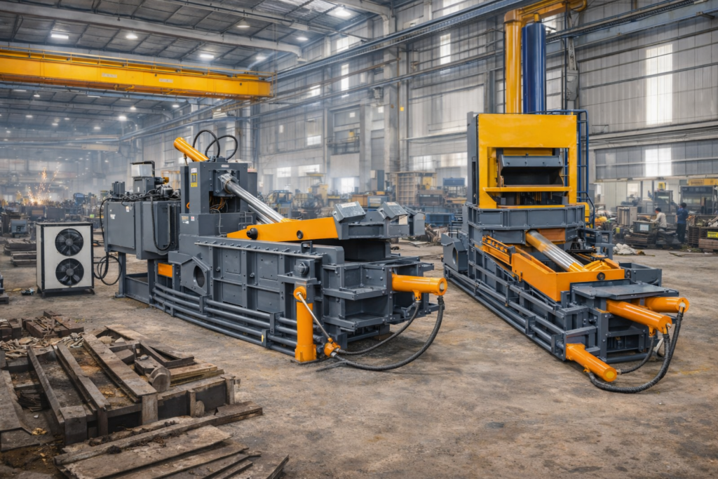 hydraulic scrap baling machine manufacturer in india